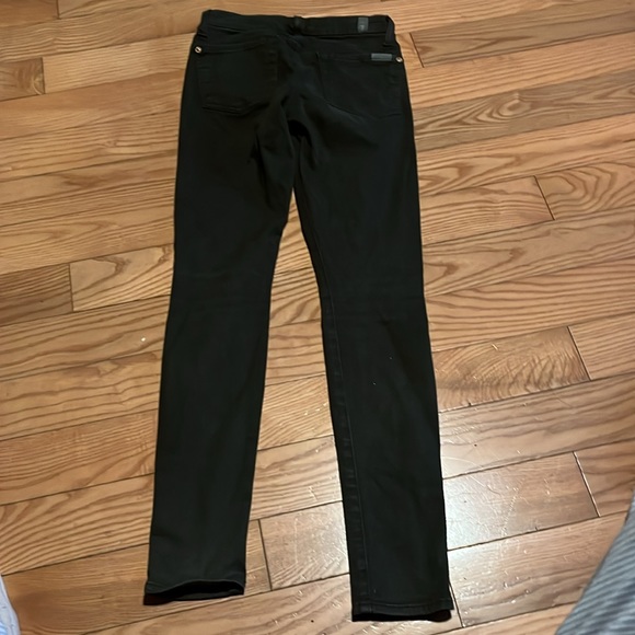 7 for all Mankind Skinny size 24 Green Khaki - Picture 7 of 8